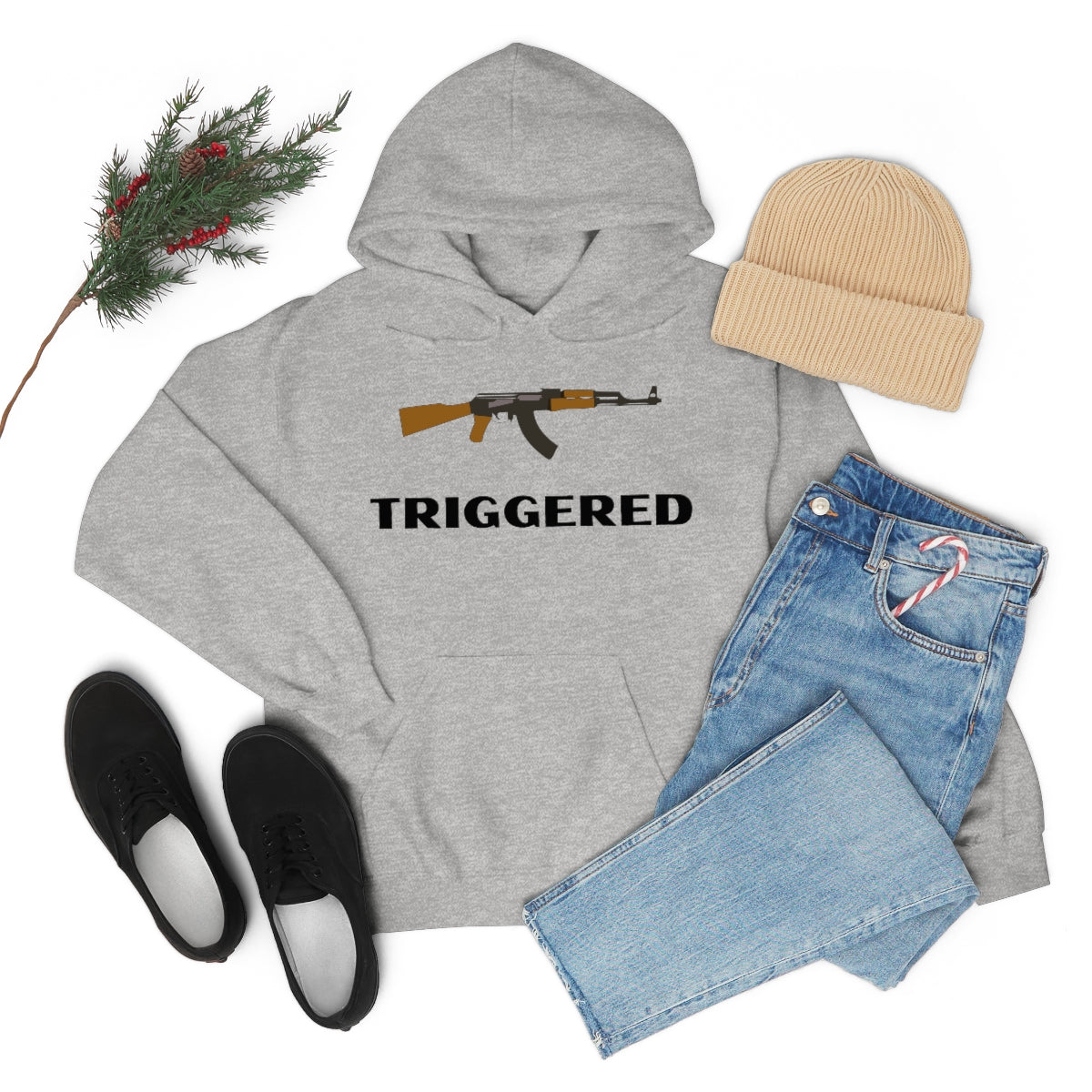 Triggered AK-47 Hoodie