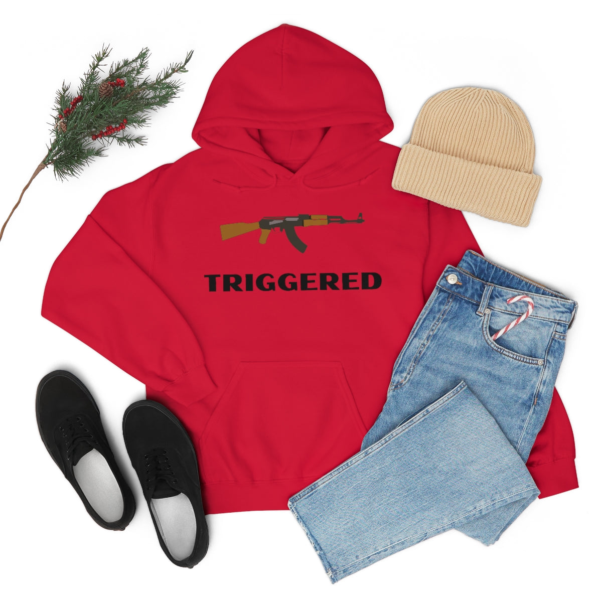 Triggered AK-47 Hoodie