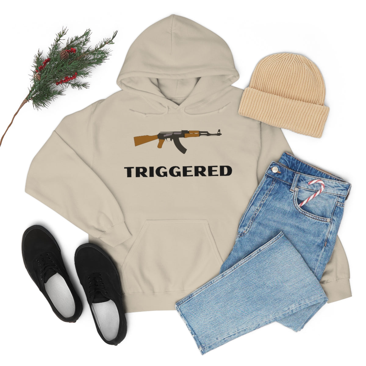 Triggered AK-47 Hoodie