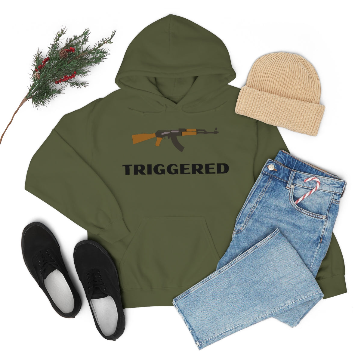 Triggered AK-47 Hoodie